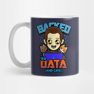 Funny Cute Kawaii Trekkie Sci-fi Data Cat Lover Android Meme Mug